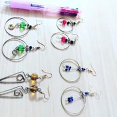 ○値下げ中○勝負の夏オシャレ♥️ケニアのピアスのサムネイル