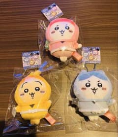 新品未使用】 【滋賀限定】 ちいかわ 忍者 マスコット 3個セット
