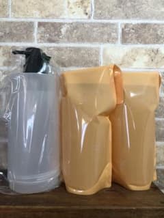 아쥬반 에미사리 샴푸 레필 600ml2 개 세트 카트리지 포함