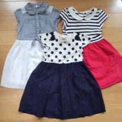 女の子　ワンピース 120　プティマイン　エニファムのサムネイル