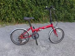 MINI Folding Bicycle 20-inch Mini Velo Red