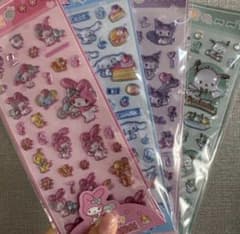 サンリオキャラクターシール 4シートセットのサムネイル