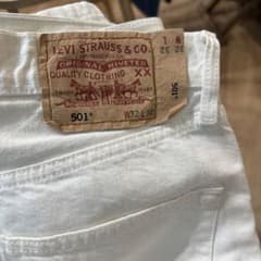 Levi's 501 リーバイス501 W32L32  ホワイトデニムのサムネイル