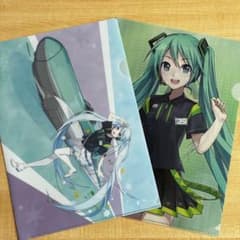 NewDays 初音ミク クリアファイル 2枚セットのサムネイル