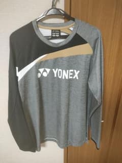 YONEX ヨネックス 長袖Tシャツ グレー ブラックのサムネイル