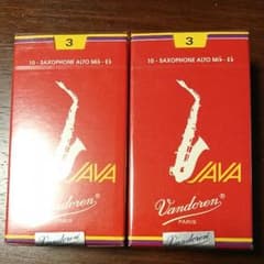 バンドレンVandorenアルトサックスリードJAVA赤箱 硬さ3 10枚入2箱のサムネイル