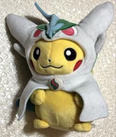 メガエルレイドのポンチョを着たピカチュウ ぬいぐるみ - メルカリ