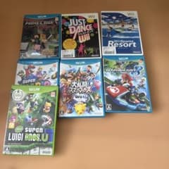 Wii U &Wii ソフト 7本セット まとめ売りのサムネイル