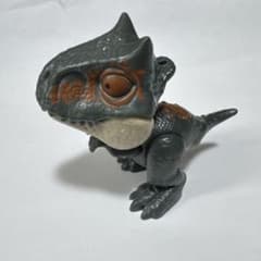 恐竜 フィギュア デフォルメ グレー おもちゃのサムネイル