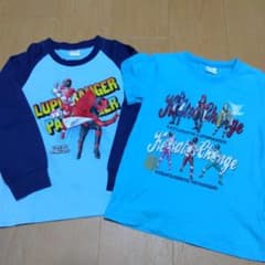 [2장 세트] 120 사이즈 루팡 레인저 vs 패트 레인저 탑스