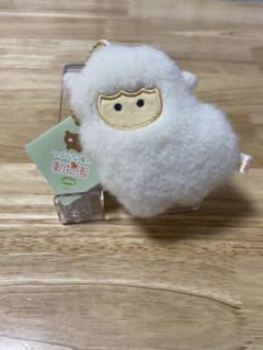 最新　つぶらな瞳の動物園 アルパカ　マスコット ぬいぐるみ^_^のサムネイル