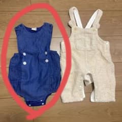 プティマイン　くま　サロペット　ロンパースのサムネイル