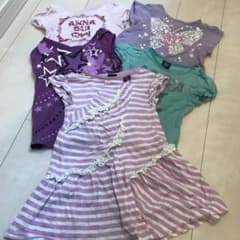アナスイミニ90トップス5枚セット　パープル　アナスイ　カットソーのサムネイル