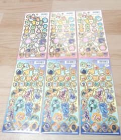 신품 포켓 몬스터 포켓몬 씰 6 시트 세트 정리 판매