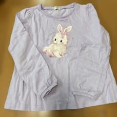 any FAM 長袖カットソー 130cm うさぎ柄のサムネイル