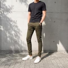 Neil Barrett メンズ M スーパー スキニー パンツ カーキ 春秋冬 