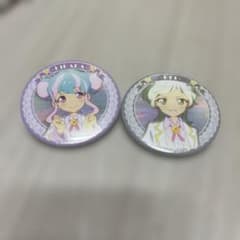 アイカツスターズ缶バッジ 花園きらら／騎咲レイのサムネイル