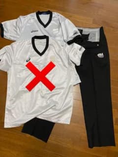アシックス　バスケ　レフリー　審判着　スラックスのサムネイル