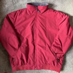 【お値下げ中‼️】90's L.L.Bean ウォームアップジャケット L 赤刺繍