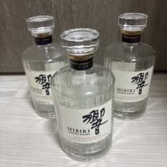 SUNTORY 響 JAPANESE HARMONY 空瓶 サントリー 響 JAPANESE HARMONY 空瓶 3本セット - メルカリ