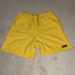 [廃盤レア色]Patagonia ショートパンツ サーフボードイエロー Sのサムネイル