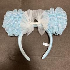ディズニー カチューシャ ライトブルー フリルのサムネイル