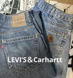 「最終値下げ」Levi's559 & Carhartt デニムのサムネイル