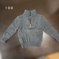Polo Ralph Lauren ハーフジップ ニット 100 3/3Tのサムネイル