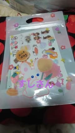 カラフルキャラクターシールセットのサムネイル