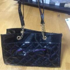 バック☆黒×紫 値下げ！のサムネイル