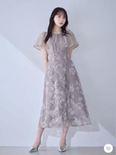overE フラワーフロッキーオケージョンドレス 96[胸囲95～99cm]のサムネイル