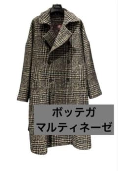 Studio S.K 　Bottega Martineseチェック柄コート ボッテガ マルティネーゼ / チェックコート - メルカリ