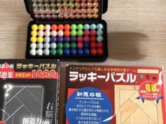 LONPOS 101 PYRAMID & HANAYAMA ラッキーパズルのサムネイル