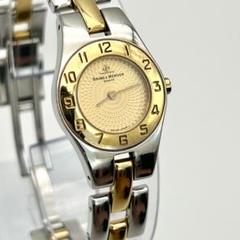 ボーム&メルシー リネア ゴールド コンビ 金文字盤 トノー