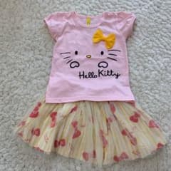 キティーちゃん♡Tシャツ♡スカート  サイズ100のサムネイル