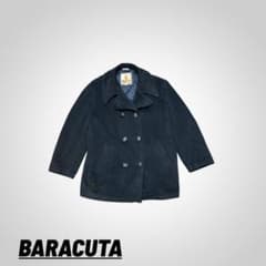 BARACUTA バラクータ Pコート ウール ネイビー L 英国製のサムネイル