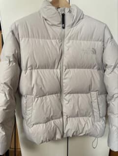 THE NORTH FACE ダウンジャケット XL ライトグレー - メルカリ