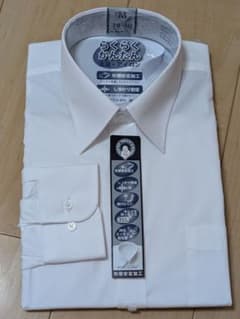 ☆新品・未使用☆形態安定加工・紳士ワイシャツ・長袖・M 39-80のサムネイル