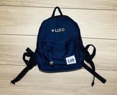 Lee ネイビーリュック　ＬＵＩ刺繍ネームのサムネイル
