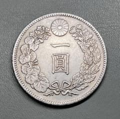 銀貨　一圓　明治二十九年　大日本　硬貨　古銭　　竜　蔵品　近代貨幣 銀貨 一圓 明治二十二年 大日本 硬貨 古銭 コイン 竜 蔵品 - メルカリ