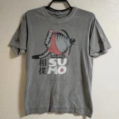 美品 90s クリバンキャット　相撲　Crazy Shirts　Tシャツ 灰　S 美品 90s クリバンキャット 相撲 Crazy Shirts Tシャツ 灰 S - メルカリ