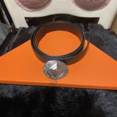 HERMES トゥアレグ sv925バックル オーバルピラミッド - メルカリ