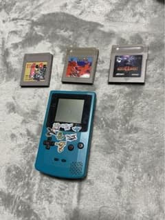 【ソフト付】Nintendo ゲームボーイカラー ブルー　GCB-001のサムネイル