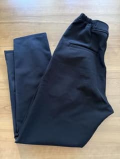 ANGELIEBE マタニティパンツ スラックス ブラックのサムネイル