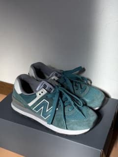 New Balance 574 スニーカー グリーンのサムネイル