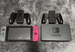 【ジャンク品】Nintendo Switch 本体　ドック、グリップ2セット付きのサムネイル
