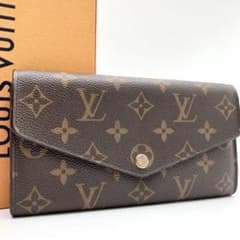 美品 ルイヴィトン モノグラム ポルトフォイユ サラ フューシャ 長財布 ポルトフォイユ・サラ ルイヴィトン LOUIS VUITTON ポルトフォイユサラ