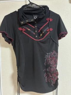 OZZ CROCE チャイナ風 半袖 トップス カットソーのサムネイル