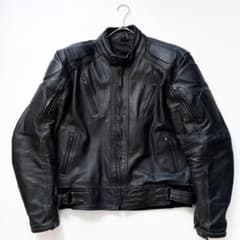 【jzz301711】パンチングレザー ライダースジャケット ブラック L jzz301711様専用】パンチングレザー ライダースジャケット ブラック L