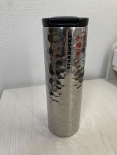 新品未使用　Starbucks ステンレスシリンダー　タンブラー　ハンマートーンのサムネイル